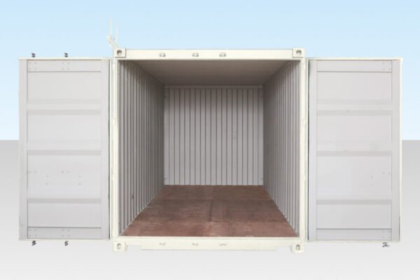 20 ft Shipping Container – White, Corten Steel, CSC Plated, 28mm Marine Ply Floor - Image 4