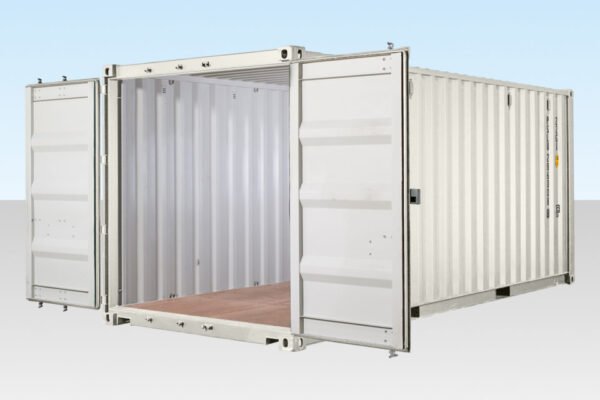20 ft Shipping Container – White, Corten Steel, CSC Plated, 28mm Marine Ply Floor - Image 2