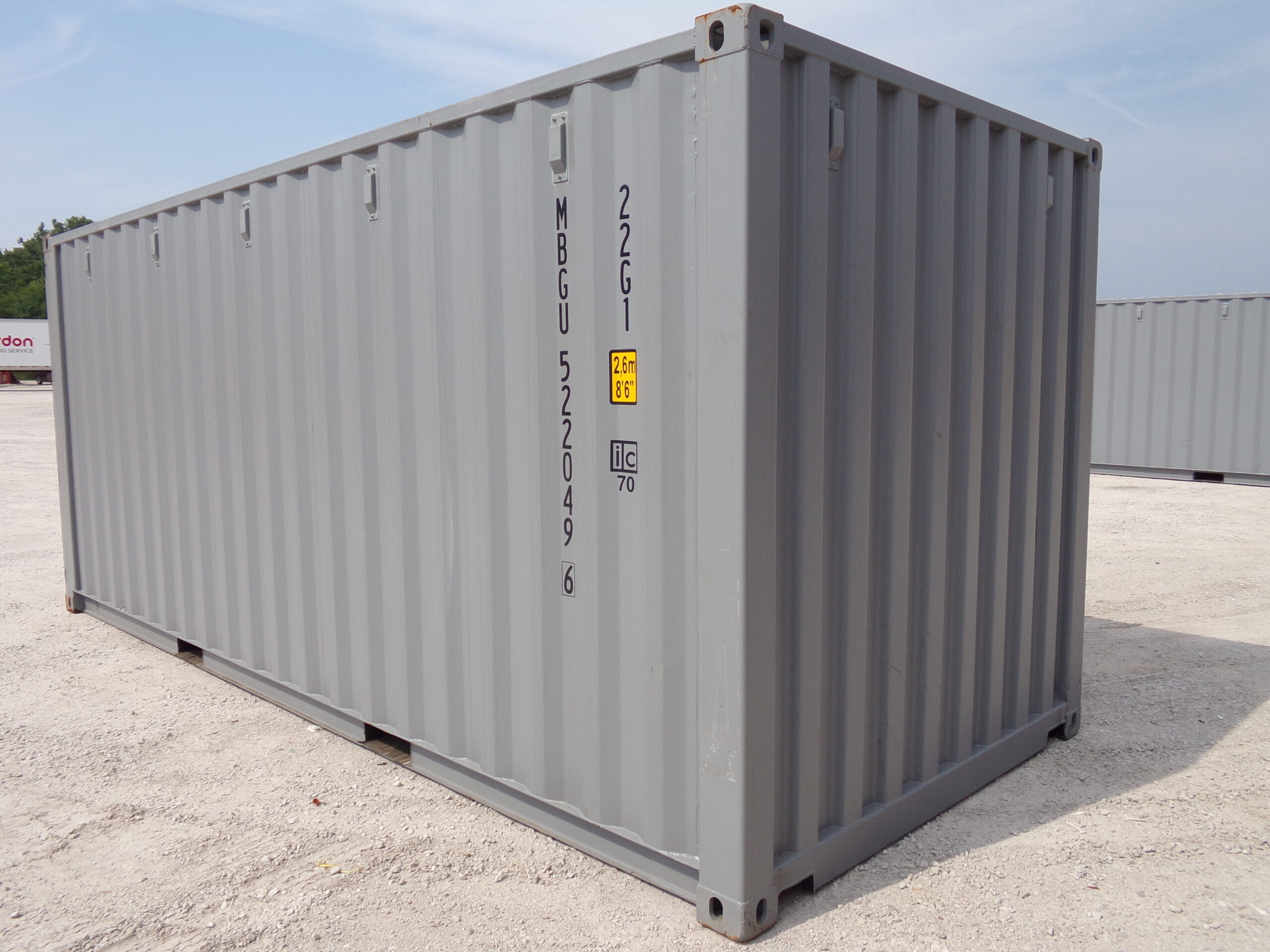 20 ft Standard Shipping Container – Corten Steel, Wind and Watertight_ - Image 3