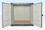 8Ft Shipping Container One Trip (Blue)