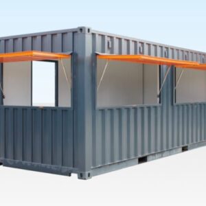 20 ft Container Cafe – Serving Hatches, Insulated, Personnel Door
