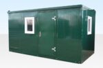 4.3m x 2.3m Flat Pack Office Cabin – Galvanised Steel, Powder Coated, Insulated