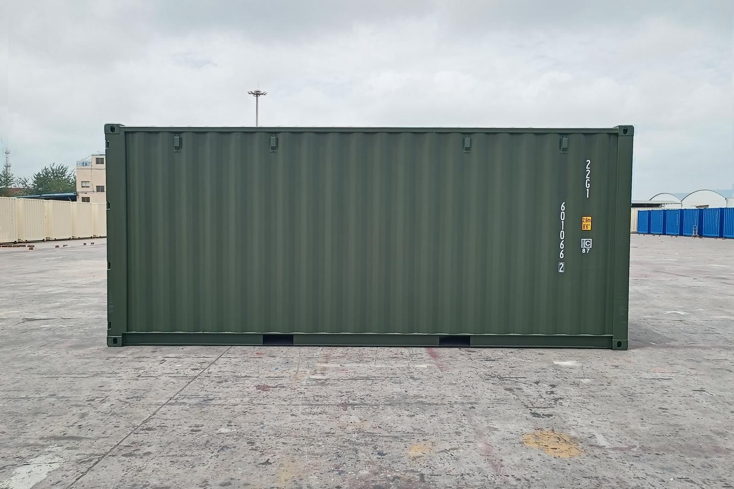20 ft Shipping Container – Dark Green - Corten Steel, CSC Plated, 28mm Marine Ply Floor - Image 5