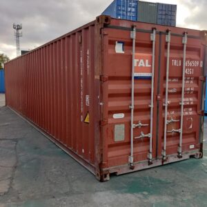 40 ft Dry Van Shipping Container – Corten Steel, CSC Plated, Wind and Watertight