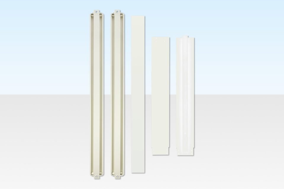 6.5m Flat Pack Office Linking Kit – Galvanized and Powder Coated