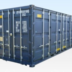 20 ft Open Side Bunded Container – Open Mesh Floor, Corten Steel, 24 Vents_