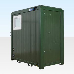 8ft x 5ft Mains Toilet and Shower Cabin – Steel Construction, Insulated