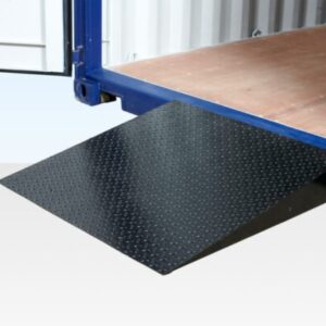 Container Ramp – Lightweight, Removable, Chequer Plate Finish