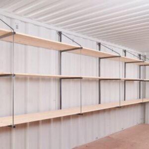 Fastfit Three Tier Container Racking – Single Bay, 250kg per Shelf, Powder Coated