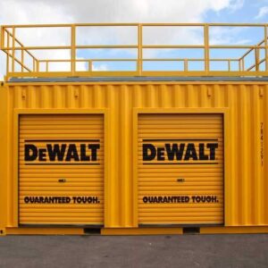 Modified Shipping Container for Trade Show Displays – Customizable, Transportable