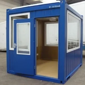 10 ft Observation Unit with Fixed Glazing – 4 Windows, Steel Door, Electrical Package