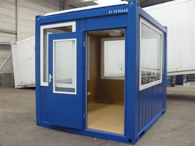 10 ft Observation Unit with Fixed Glazing – 4 Windows, Steel Door, Electrical Package