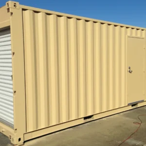 16 ft Storage Container with Roll-Up Door – Steel Construction with Marine Plywood Flooring