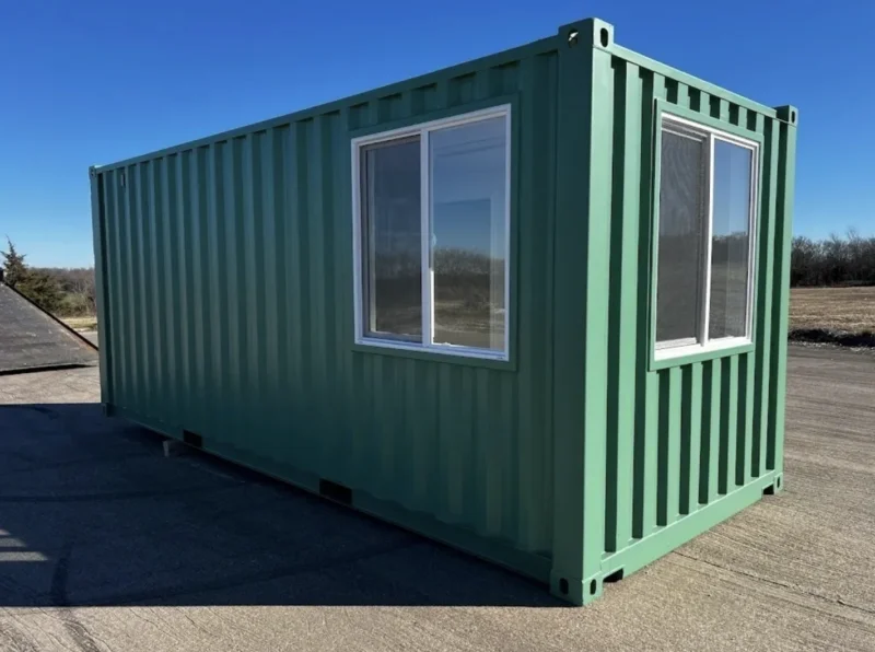 20 ft Mobile Office or Cabin – Insulated with AC and Electrical Package - Image 3