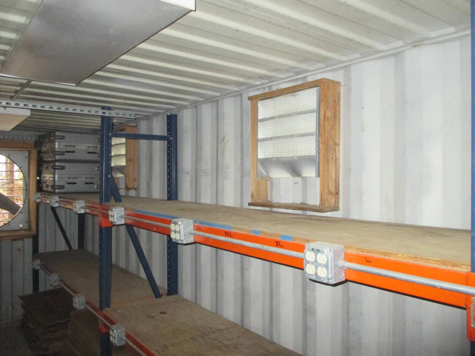 40 ft Container Shop - Climate Controlled Office + Inventory Storage / Racking - Image 4
