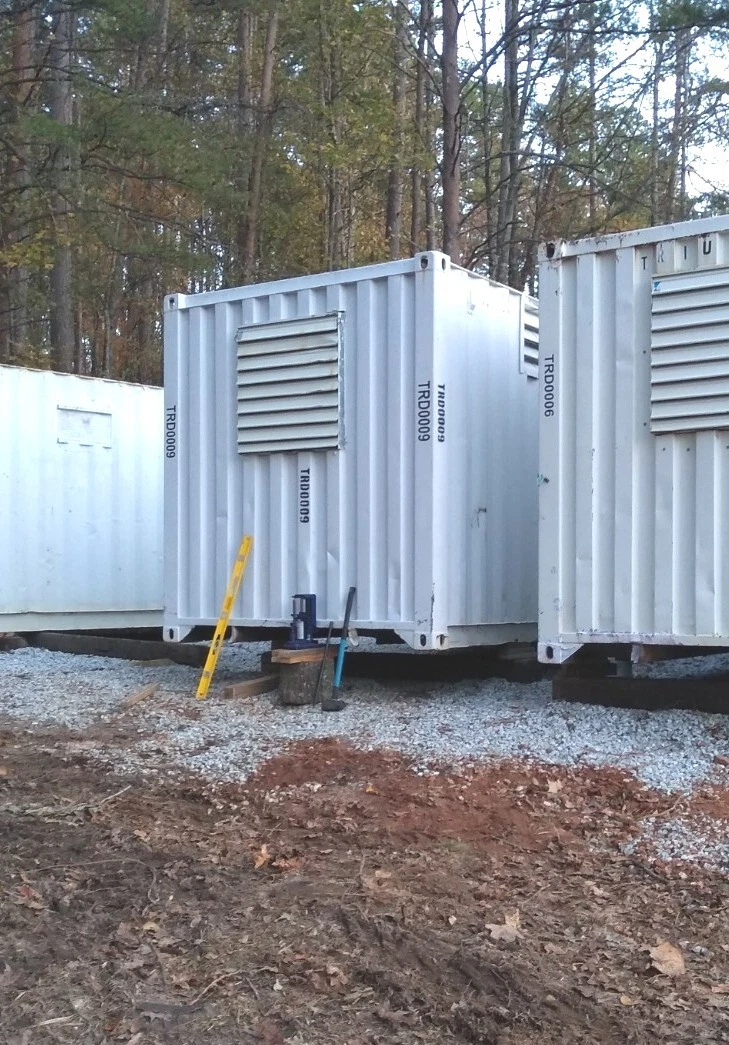 40 ft Container Shop - Climate Controlled Office + Inventory Storage / Racking - Image 2