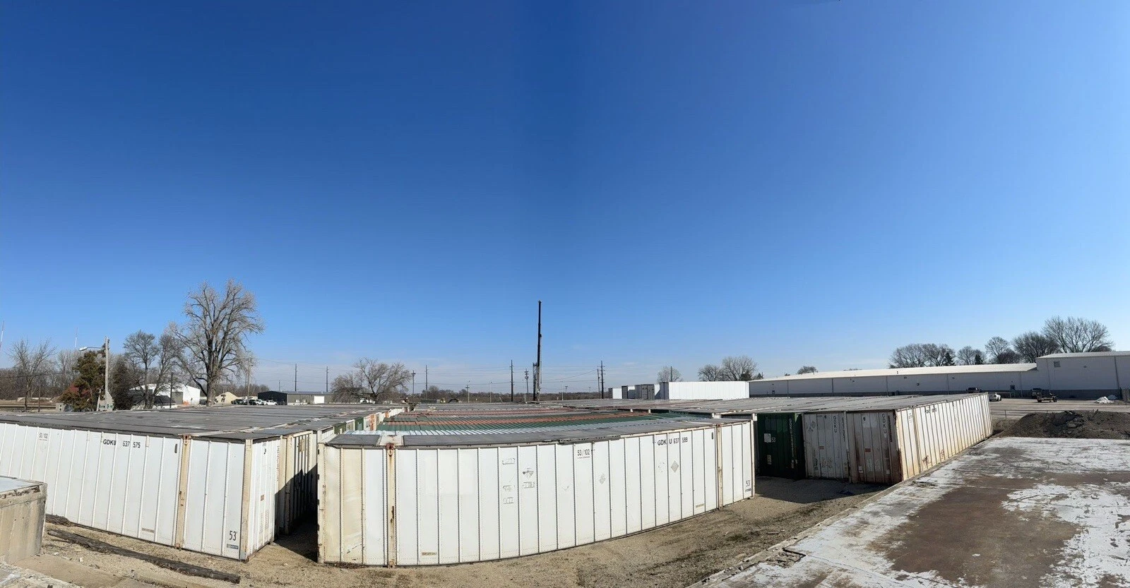 Used 53ft High Cube Shipping Container – Galvanized Aluminum - Image 2