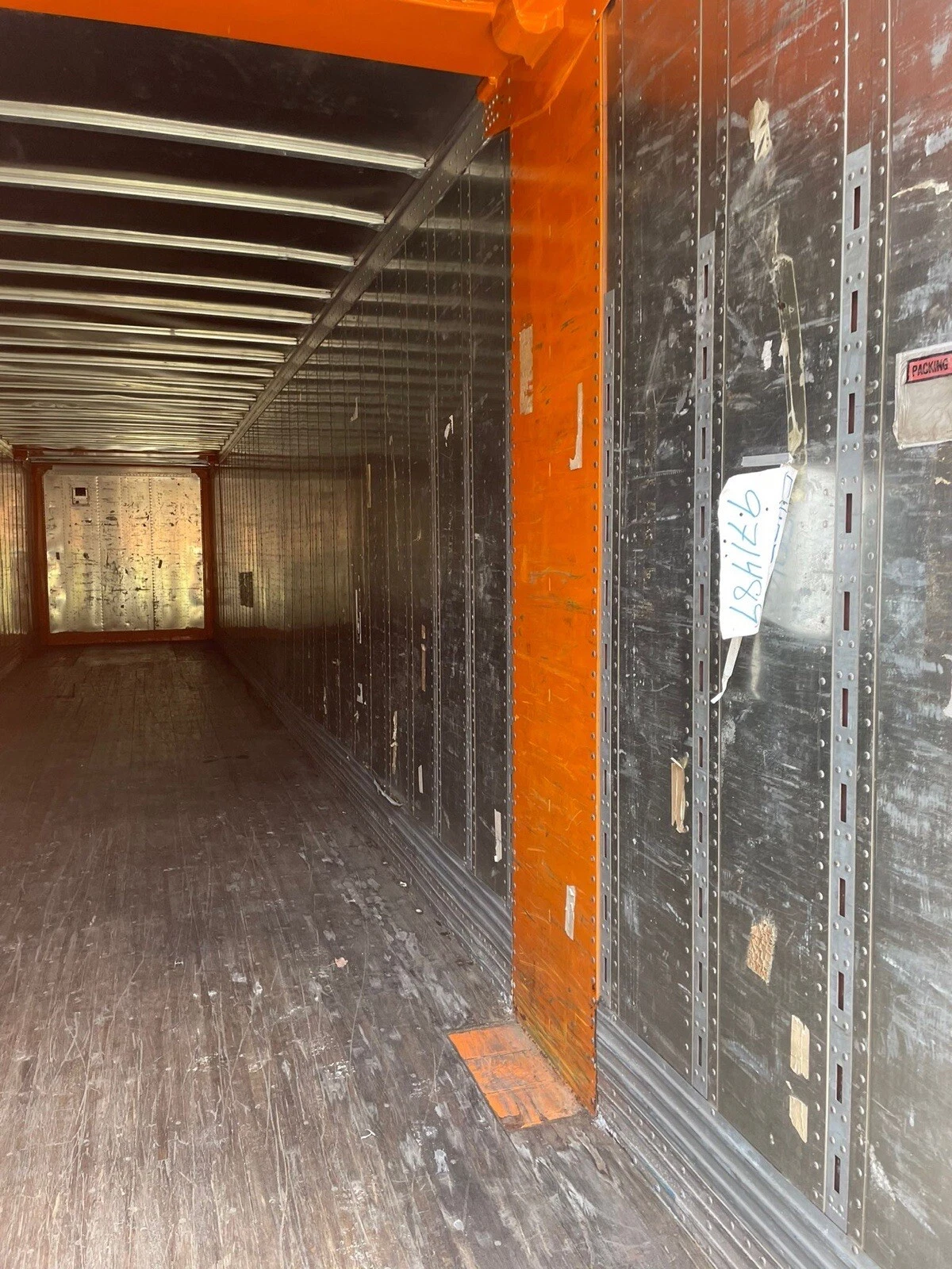 Used 53ft High Cube Shipping Container – Galvanized Aluminum - Image 3
