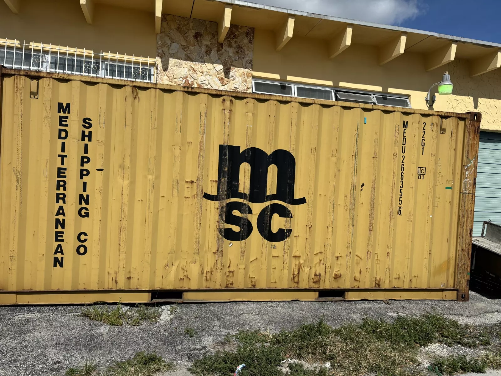 Used 20ft Conex Shipping